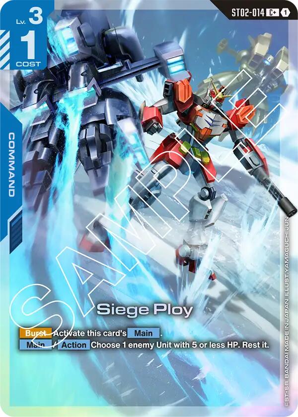 Siege Ploy ST02-014 [ Inglese / Giapponese ]