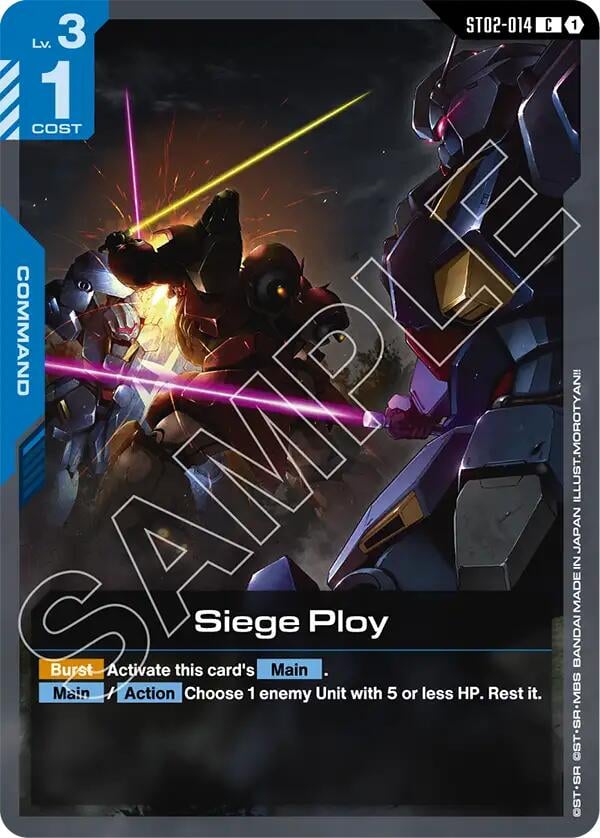 Siege Ploy ST02-014 [ Inglese / Giapponese ]