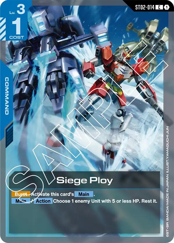 Siege Ploy ST02-014 [ Inglese / Giapponese ]