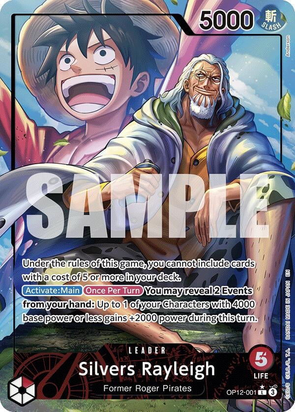 Silvers Rayleigh OP12-001 [ Inglese / Giapponese / Francese / Cinese Semplificato ]
