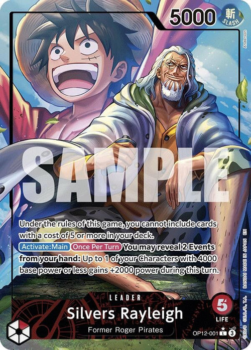 Silvers Rayleigh OP12-001 [ Inglese / Giapponese / Francese / Cinese Semplificato ]