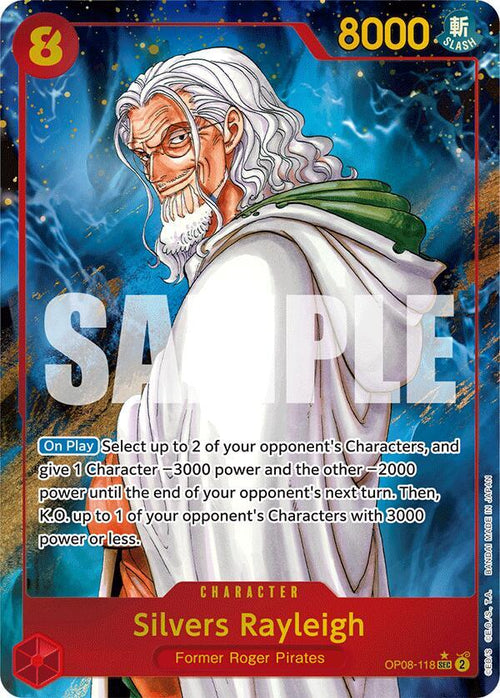 Silvers Rayleigh OP08-118 [ Inglese / Giapponese / Francese / Cinese Semplificato ]