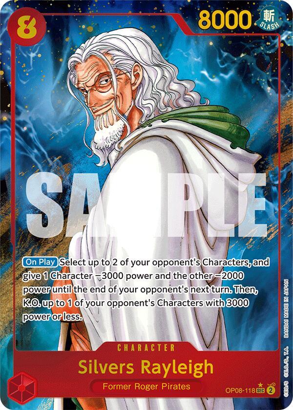 Silvers Rayleigh OP08-118 [ Inglese / Giapponese / Francese / Cinese Semplificato ]