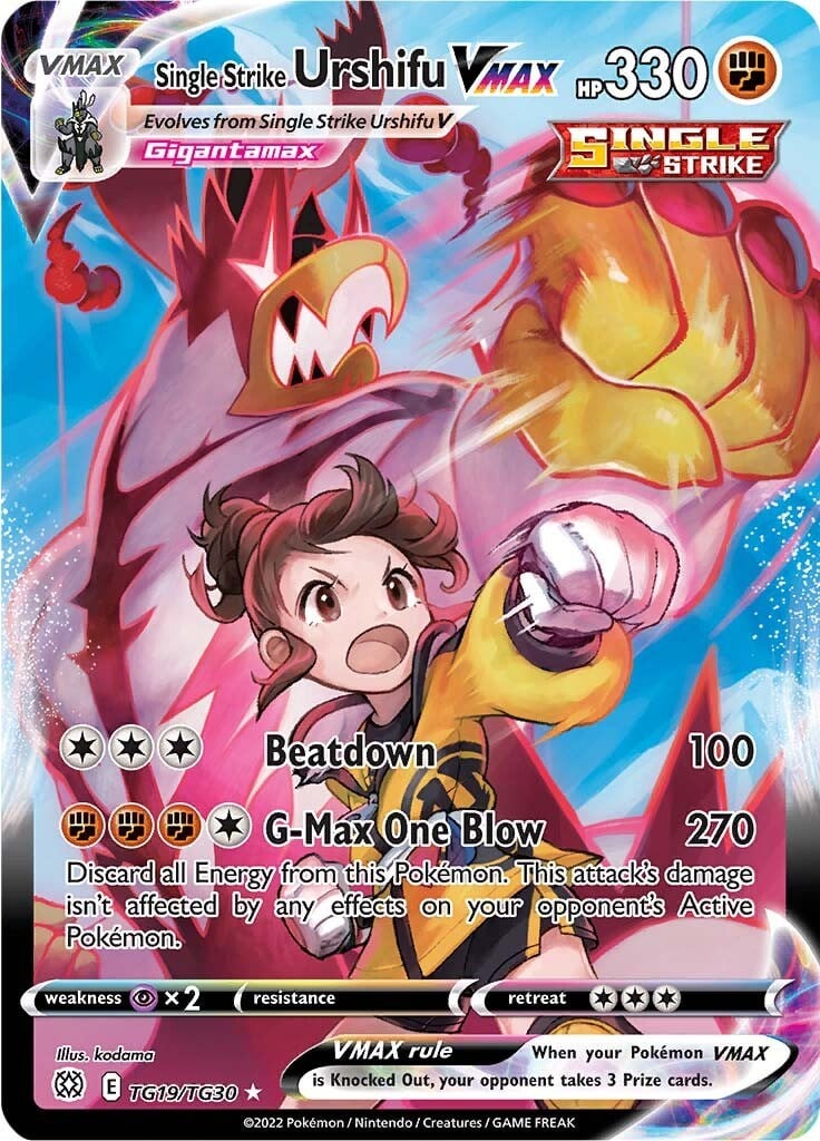 Urshifu Singolcolpo VMAX - Astri Lucenti TG19/TG30 [ Italiano / Inglese ]