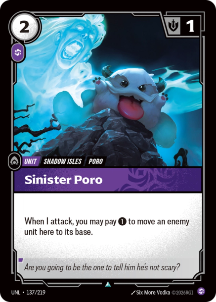 Sinister Poro [ Inglese / Cinese Semplificato ]