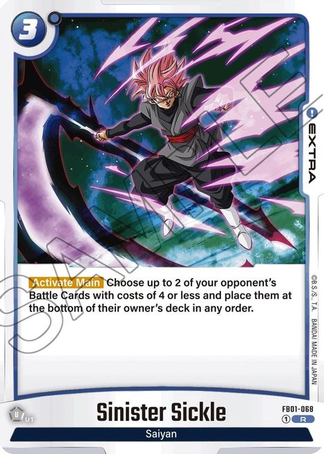 Sinister Sickle FB01-068 [ Inglese / Giapponese ]