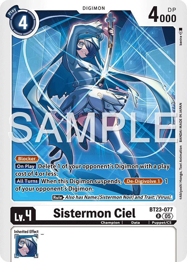 Sistermon Ciel BT23-077 [ Inglese / Giapponese ]