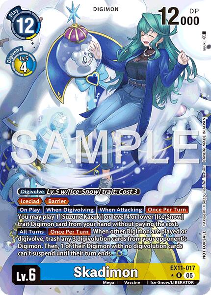 Skadimon EX11-017 [ Inglese / Giapponese ]