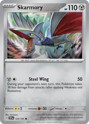 Skarmory - Scintille Folgoranti 124/191 [ Italiano / Inglese ]