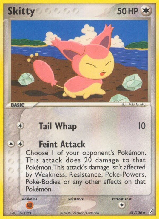 Skitty - EX Guardiani dei Cristalli 41/100 [ Italiano / Inglese ]
