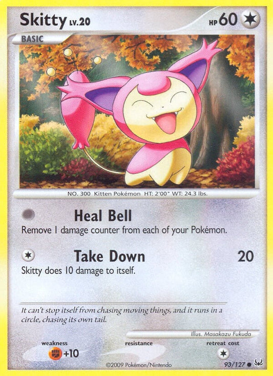 Skitty Lv.20 - Platino 093/127 [ Italiano / Inglese ]