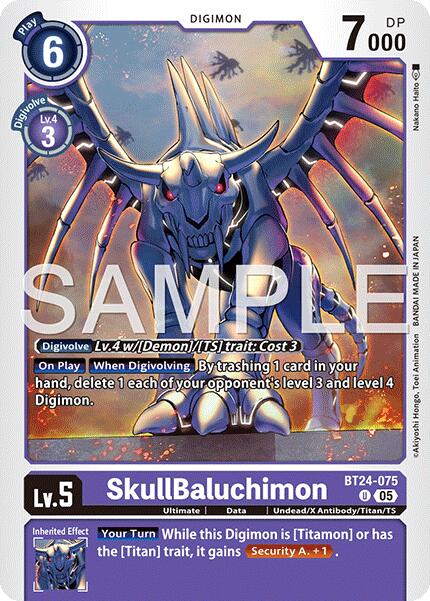SkullBaluchimon BT24-075 [ Inglese / Giapponese ]