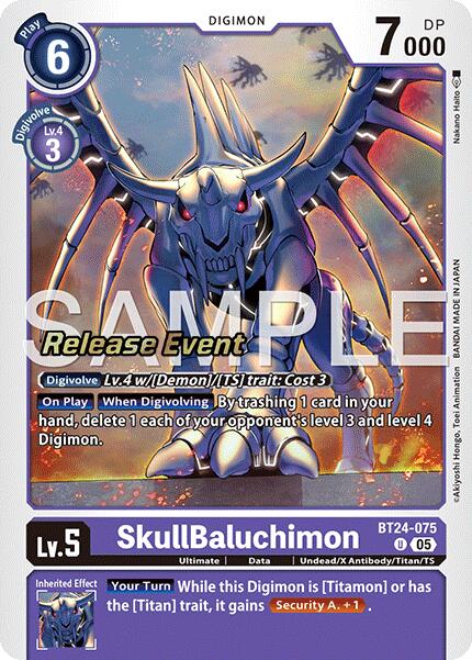 SkullBaluchimon BT24-075 [ Inglese / Giapponese ]
