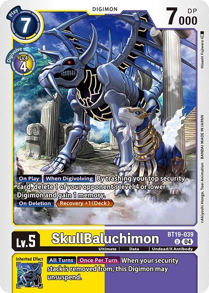 SkullBaluchimon BT19-039 [ Inglese / Giapponese ]