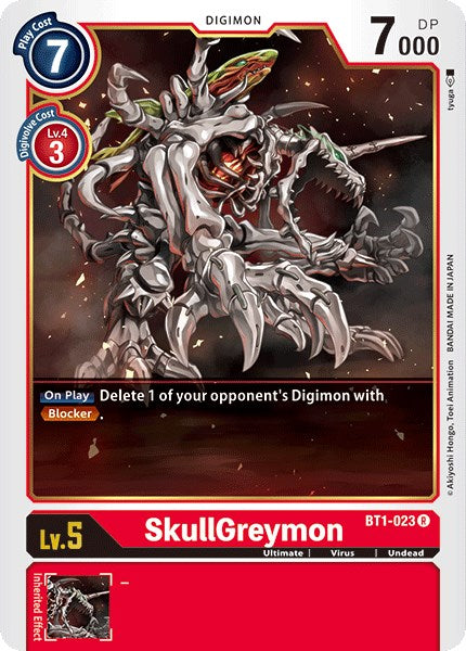 SkullGreymon BT1-023 [ Inglese / Giapponese ]