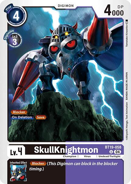 SkullKnightmon BT19-058 [ Inglese / Giapponese ]