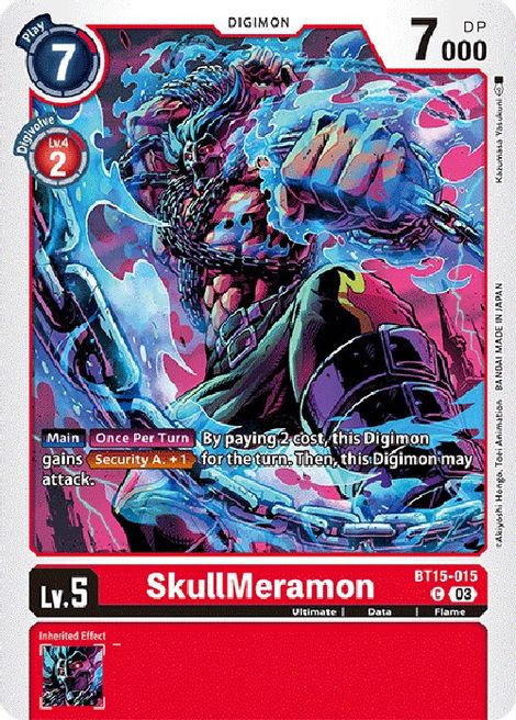 SkullMeramon BT15-015 [ Inglese / Giapponese ]