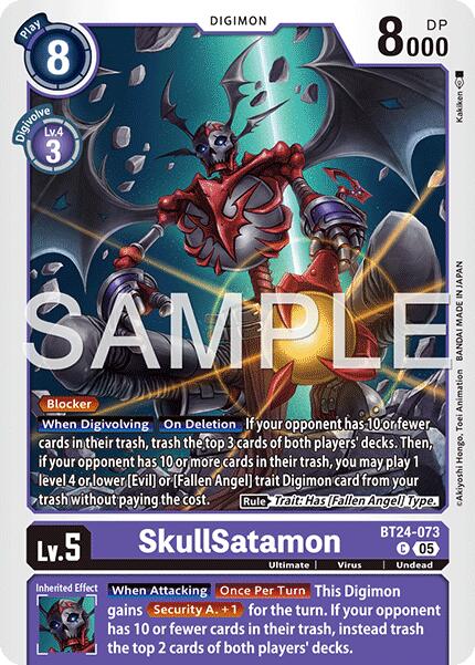 SkullSatamon BT24-073 [ Inglese / Giapponese ]