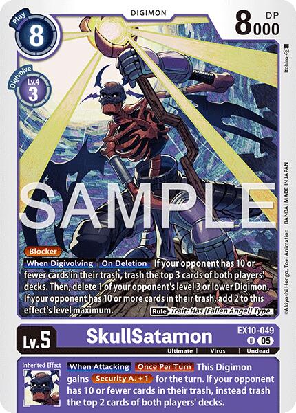 SkullSatamon EX10-049 [ Inglese / Giapponese ]