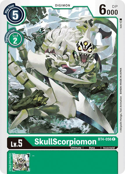 SkullScorpiomon BT4-056 [ Inglese / Giapponese ]