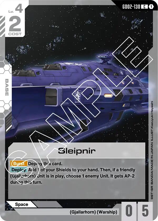 Sleipnir GD02-130 [ Inglese / Giapponese ]