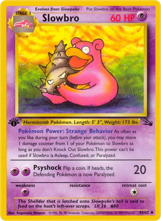 Slowbro - Fossil 043/062 [ Italiano / Inglese ]