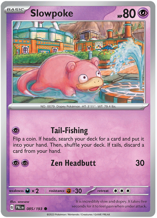 Slowpoke - Evoluzioni a Paldea 085/193 [ Italiano / Inglese ]