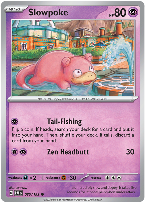 Slowpoke - Evoluzioni a Paldea 085/193 [ Italiano ]