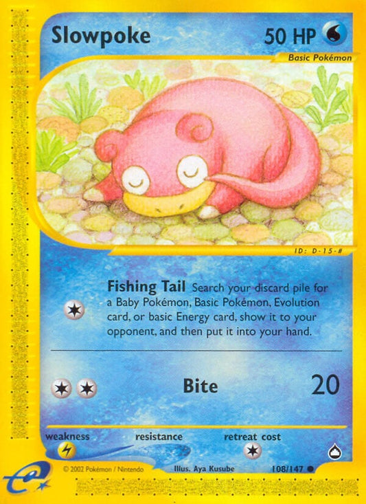 Slowpoke - Aquapolis 108/147 [ Italiano / Inglese ]