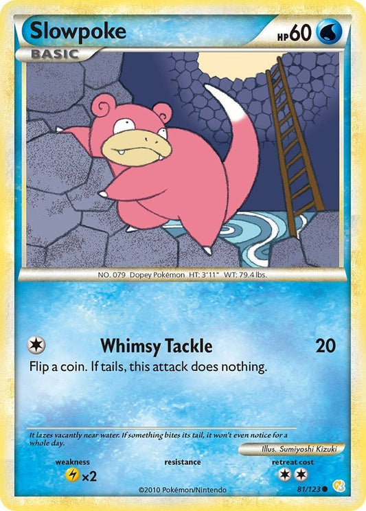 Slowpoke - HeartGold SoulSilver 081/123 [ Italiano / Inglese ]