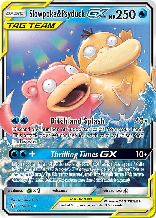 Slowpoke e Psyduck GX - Sintonia Mentale 35/236 [ Italiano / Inglese ]