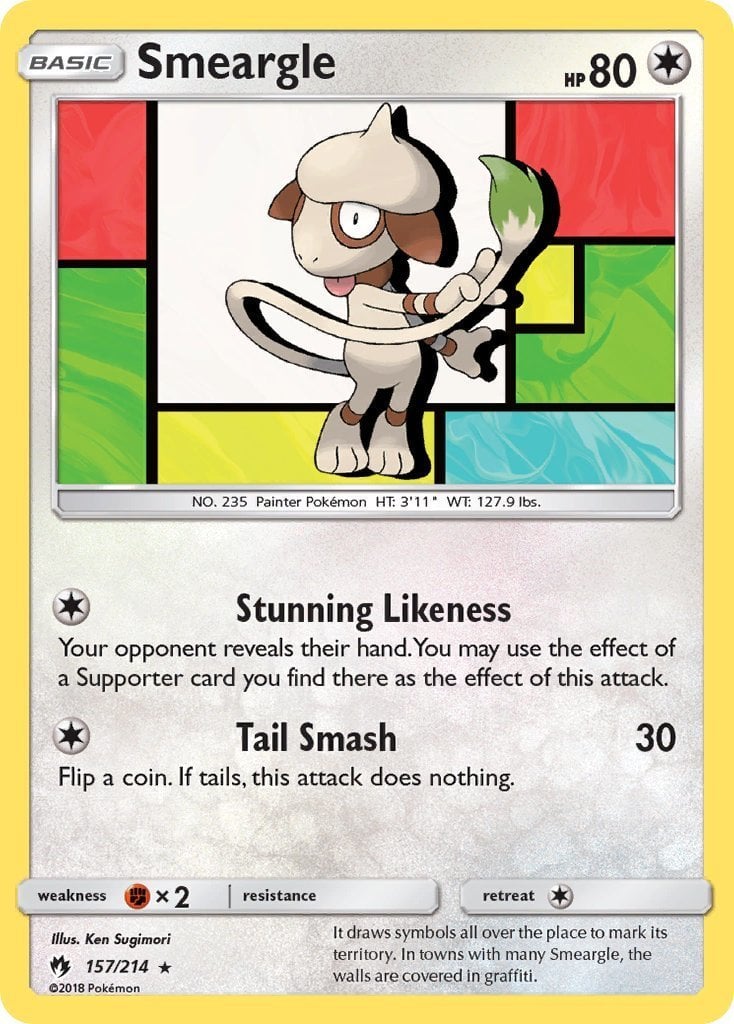 Smeargle - Tuoni Perduti 157/214 [ Italiano / Inglese ]