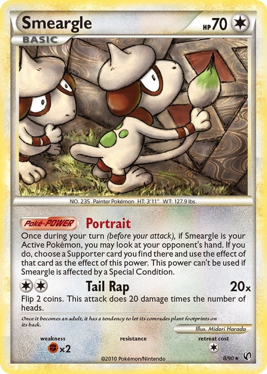 Smeargle - Senza Paura 8/90 [ Italiano / Inglese ]