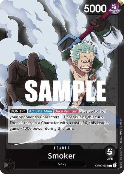 Smoker OP02-093 [ Inglese / Giapponese / Francese / Cinese Semplificato ]