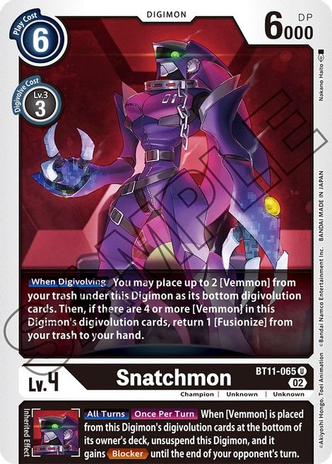 Snatchmon BT11-065 [ Inglese / Giapponese ]