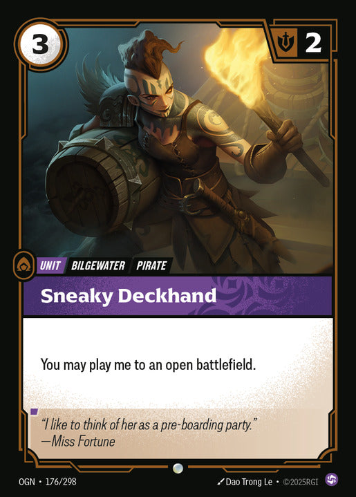 Sneaky Deckhand (Common) [ Inglese / Cinese Semplificato ]