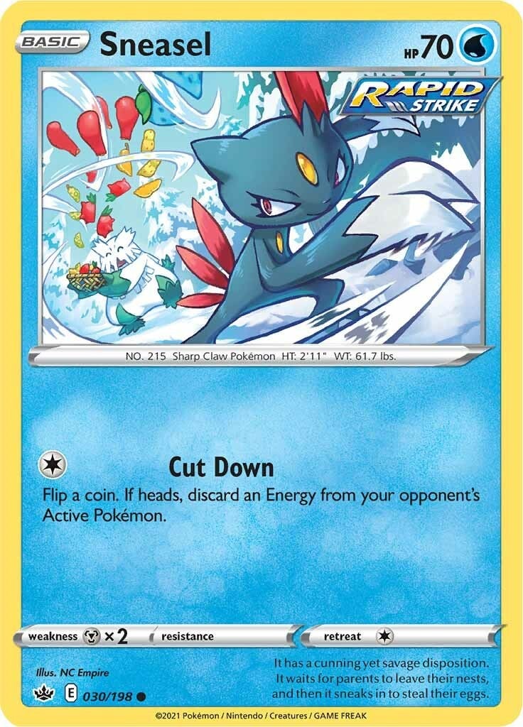 Sneasel - Regno Glaciale 030/198 [ Italiano / Inglese ]