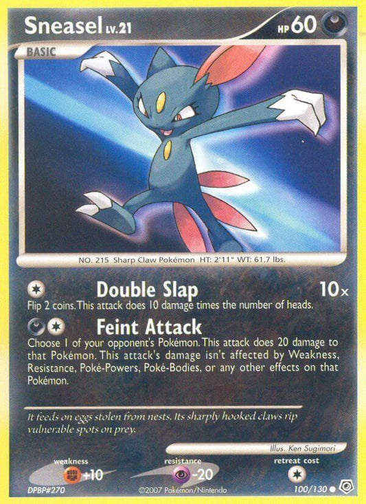 Sneasel Lv.21 - Diamante & Perla 100/130 [ Italiano / Inglese ]