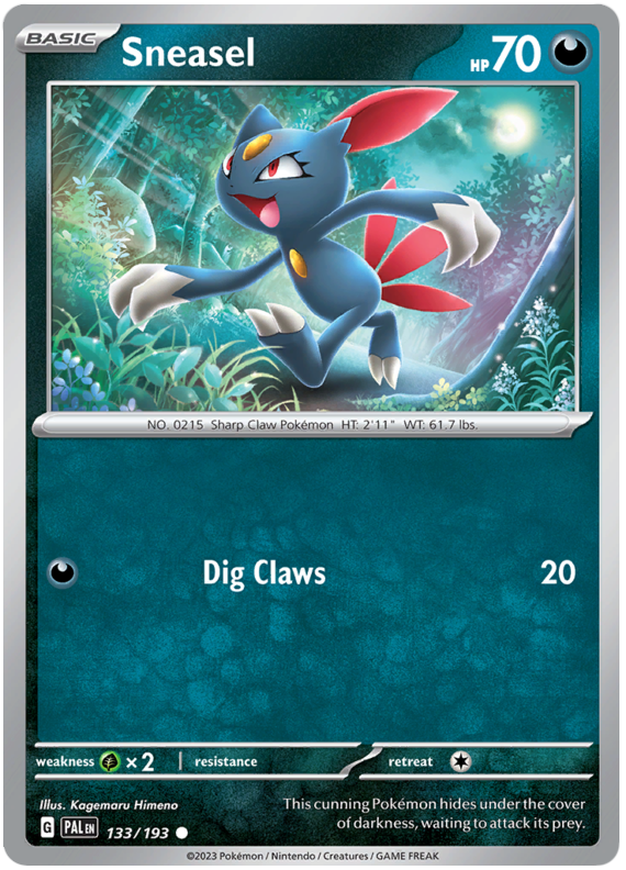 Sneasel - Evoluzioni a Paldea 133/193 [ Italiano ]