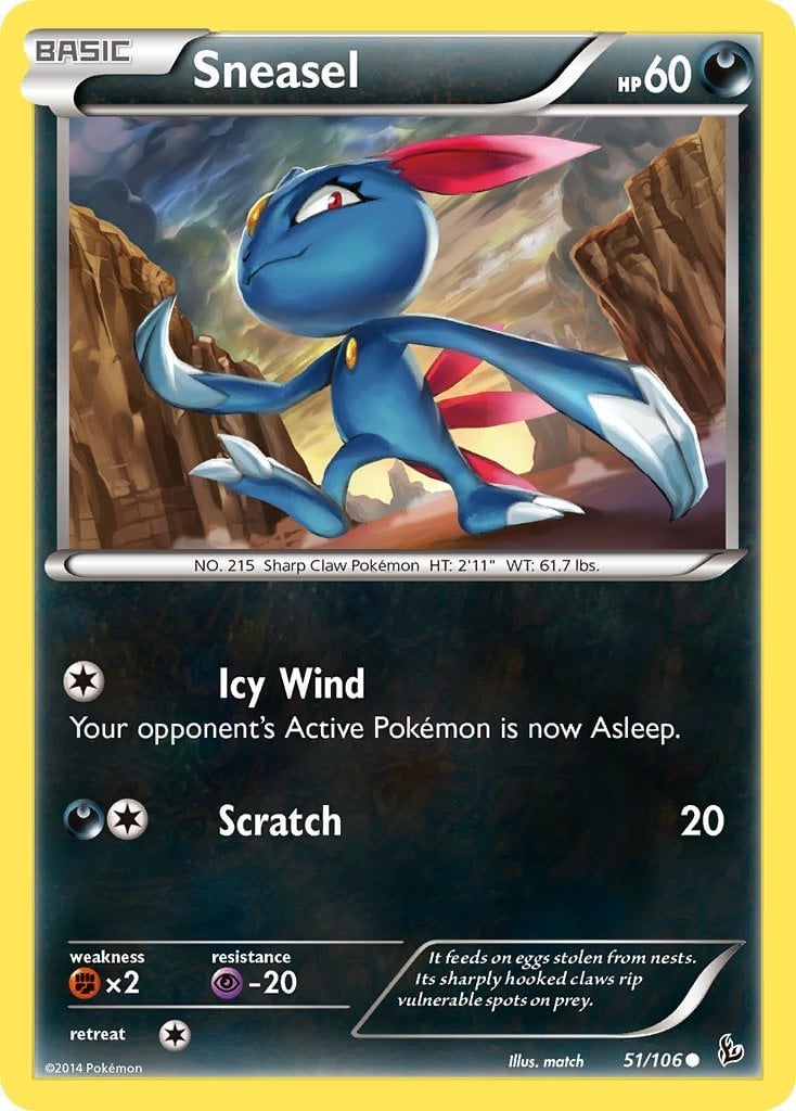 Sneasel - Fuoco Infernale 51/106 [ Italiano / Inglese ]