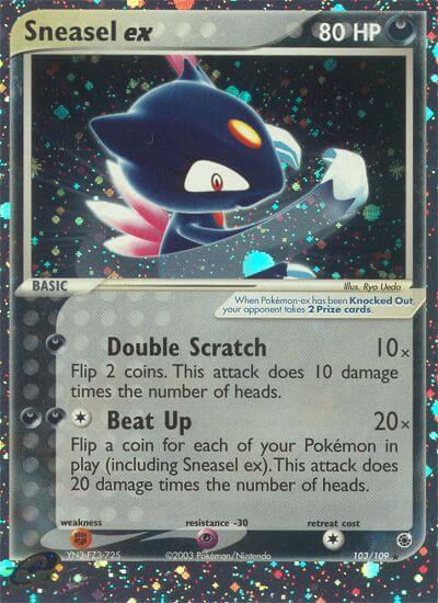 Sneasel ex - EX Rubino & Zaffiro 103/109 [ Italiano / Inglese ]
