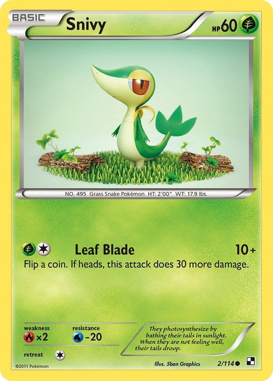 Snivy - Nero e Bianco 2/114 [ Italiano / Inglese ]