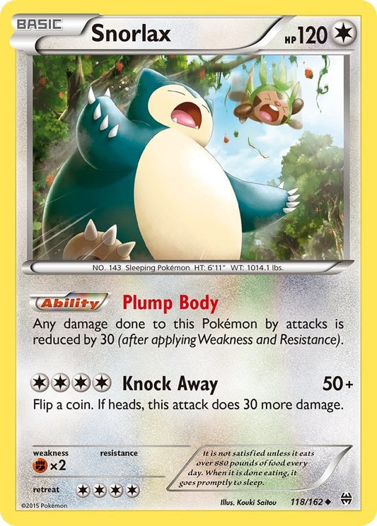 Snorlax - Turbo Blitz 118/162 [ Italiano / Inglese ]