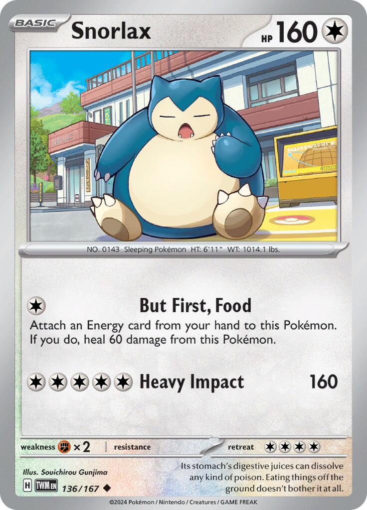Snorlax - Crepuscolo Mascherato 136/167 [ Italiano ]