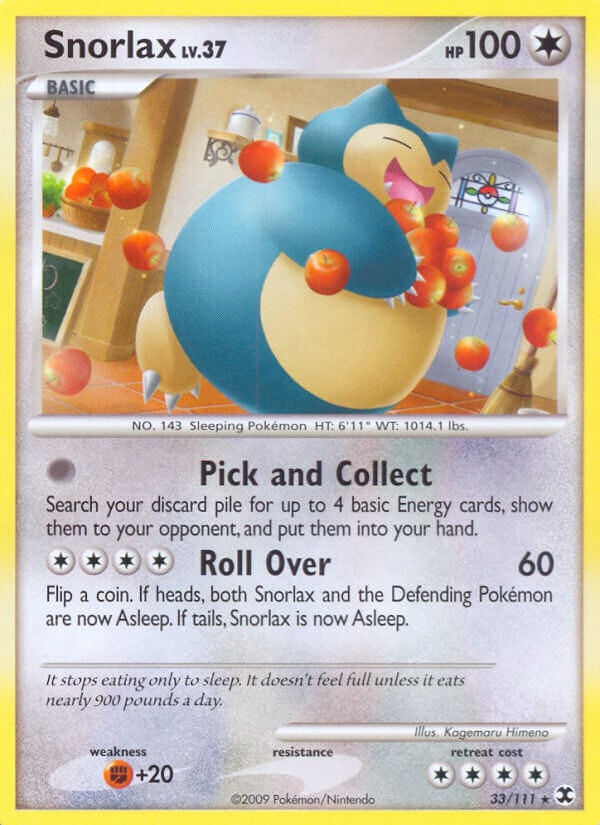 Snorlax Lv.37 - L'Ascesa dei Rivali 033/111 [ Italiano / Inglese ]