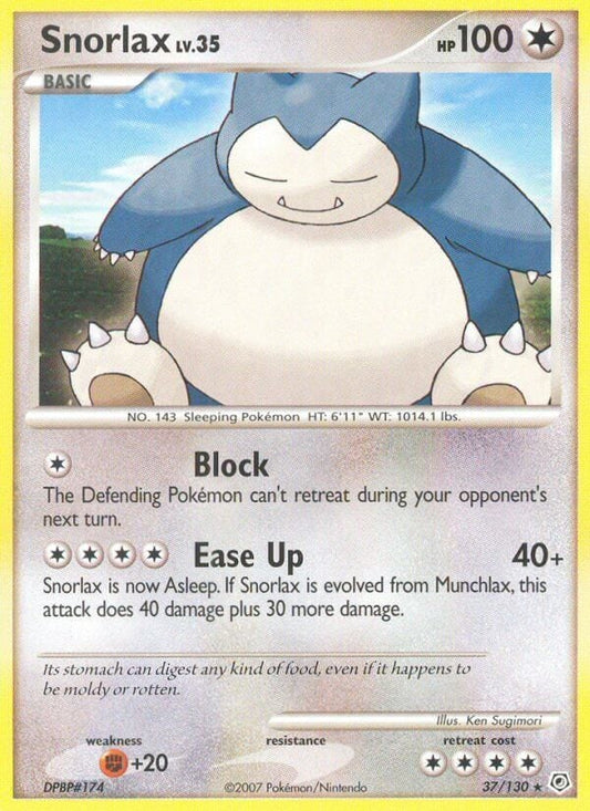 Snorlax Lv.35 - Diamante & Perla 37/130 [ Italiano / Inglese ]