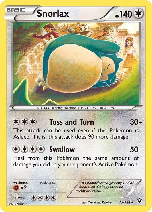 Snorlax - Destini Incrociati 77/124 [ Italiano / Inglese ]