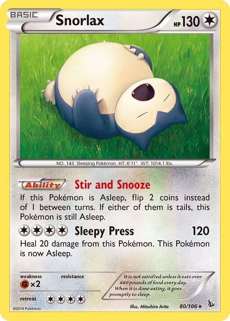 Snorlax - Fuoco Infernale 80/106 [ Italiano / Inglese ]