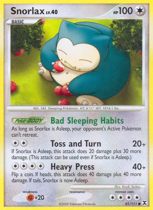 Snorlax Lv.40 - L'Ascesa dei Rivali 081/111 [ Italiano / Inglese ]