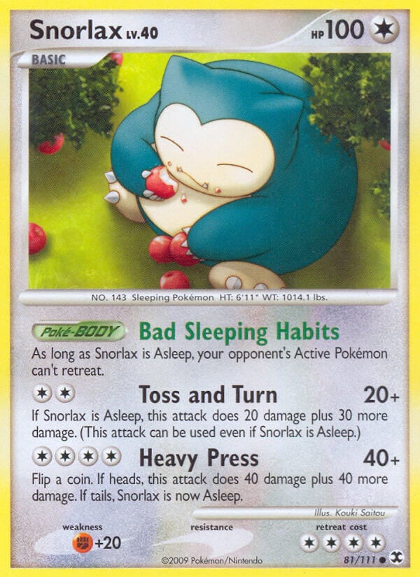 Snorlax Lv.40 - L'Ascesa dei Rivali 081/111 [ Italiano / Inglese ]